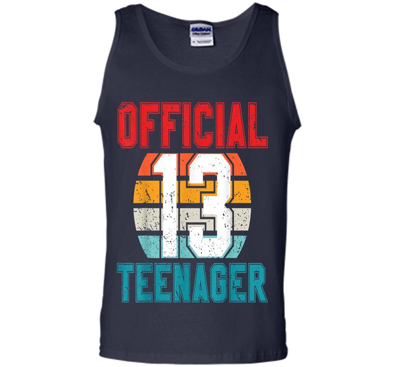 Inktee Store - Official Nager 13 Years Old 13Th Birthday Boys Girl Mens Tank Top Image