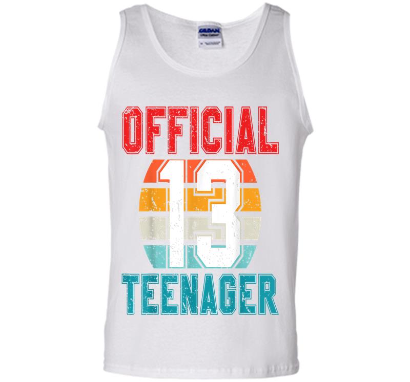 Inktee Store - Official Nager 13 Years Old 13Th Birthday Boys Girl Mens Tank Top Image
