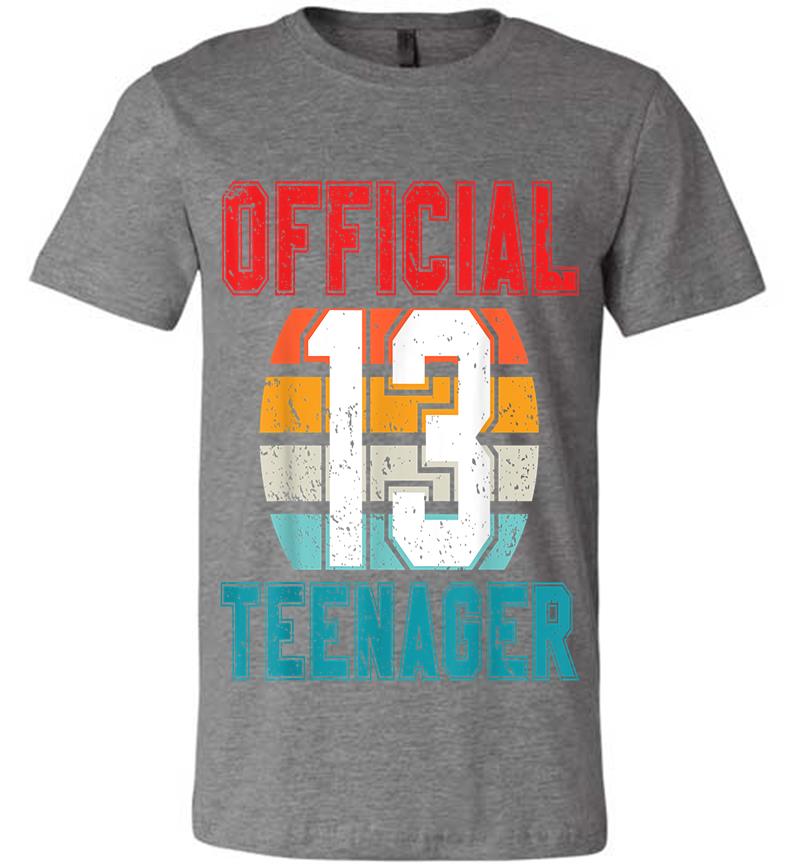Inktee Store - Official Nager 13 Years Old 13Th Birthday Boys Girl Premium T-Shirt Image