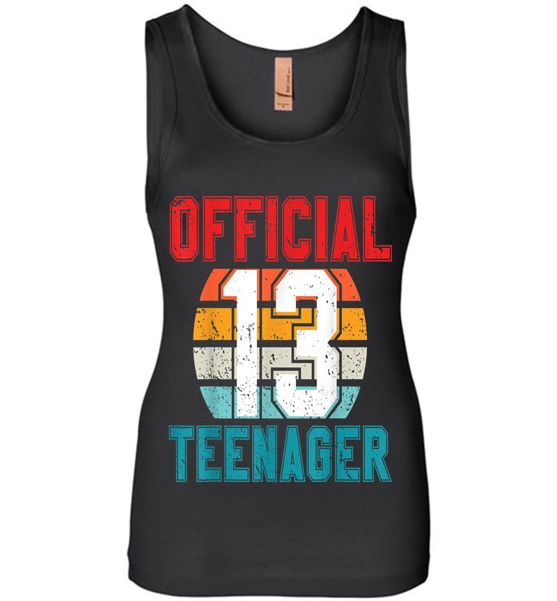 Official Nager 13 Years Old 13Th Birthday Boys Girl Womens Jersey Tank Top