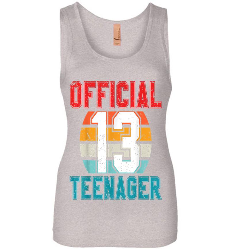 Inktee Store - Official Nager 13 Years Old 13Th Birthday Boys Girl Womens Jersey Tank Top Image