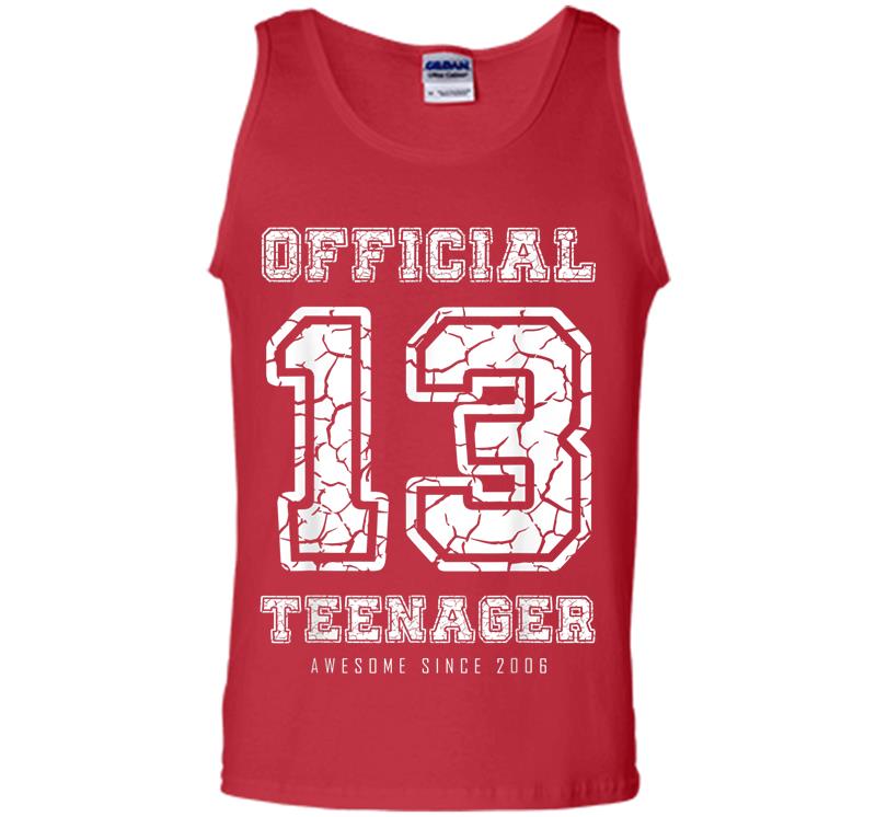 Inktee Store - Official Nager 13 Years Old 13Th Birthday Boys Girls Mens Tank Top Image
