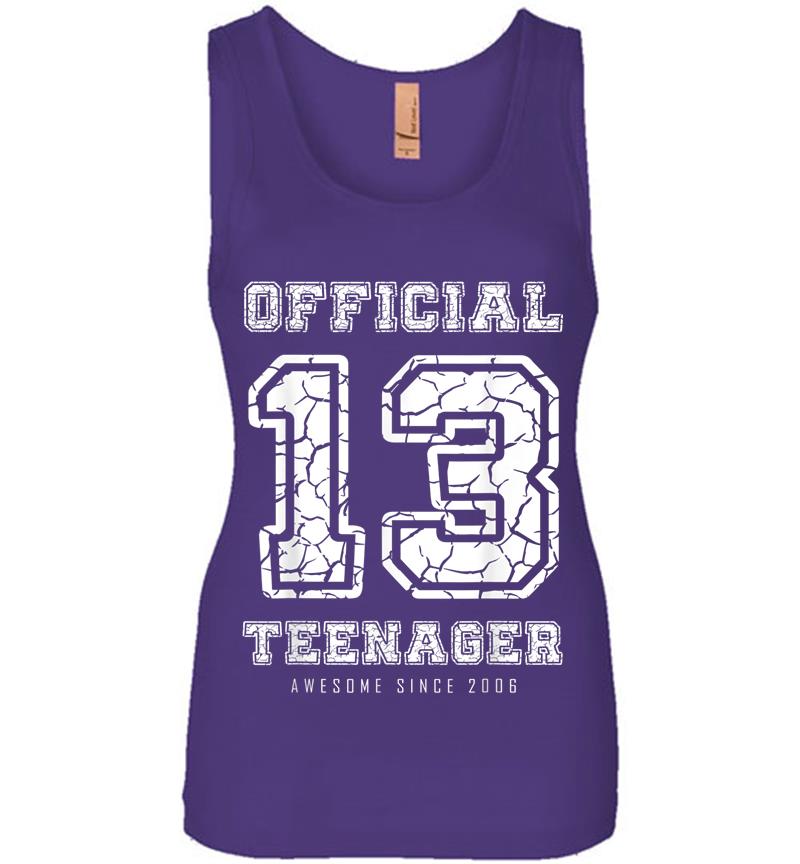 Inktee Store - Official Nager 13 Years Old 13Th Birthday Boys Girls Womens Jersey Tank Top Image
