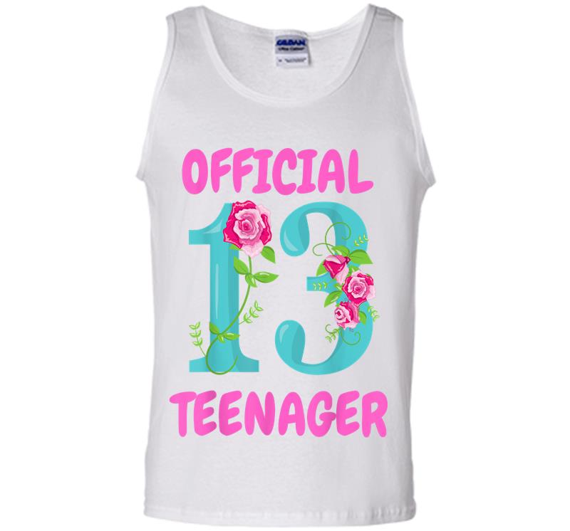Inktee Store - Official Nager 13Th Birthday 13 Years Old Fan Mens Tank Top Image
