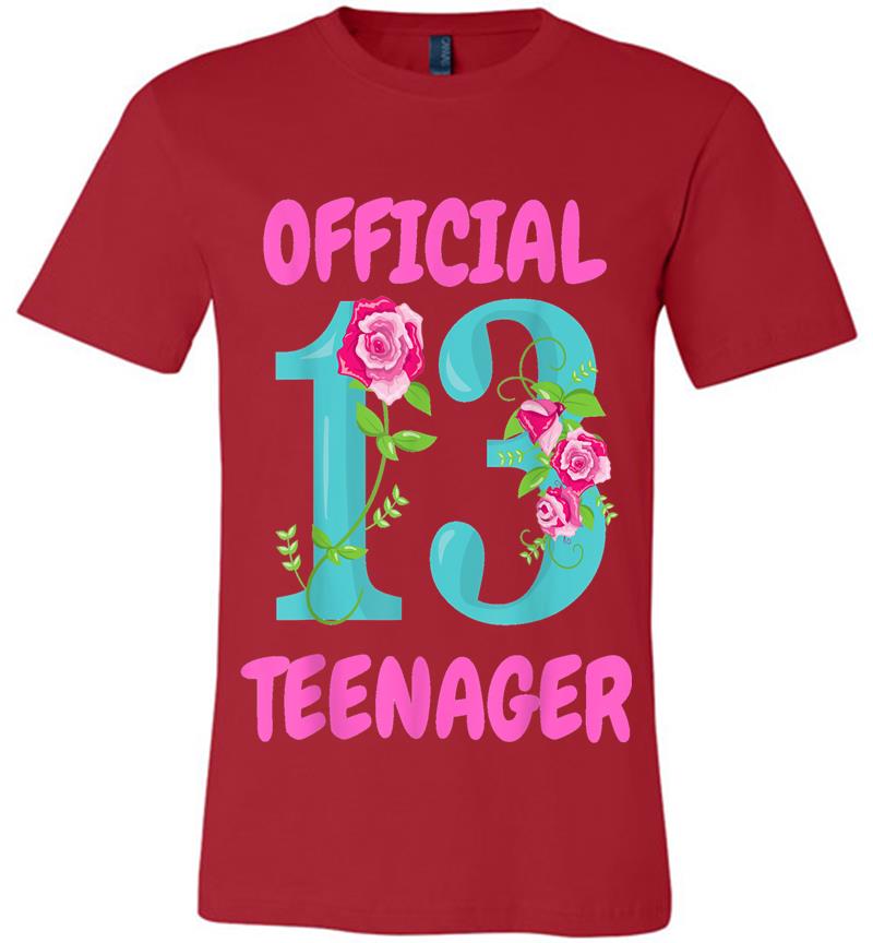 Inktee Store - Official Nager 13Th Birthday 13 Years Old Fan Premium T-Shirt Image