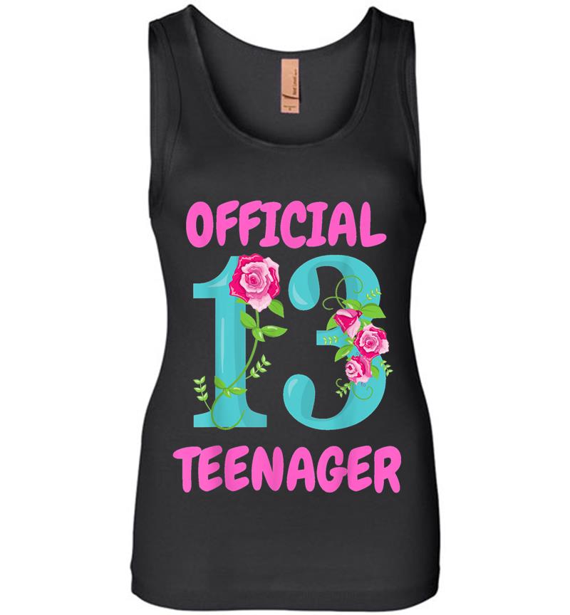 Official Nager 13th Birthday 13 Years Old Fan Womens Jersey Tank Top