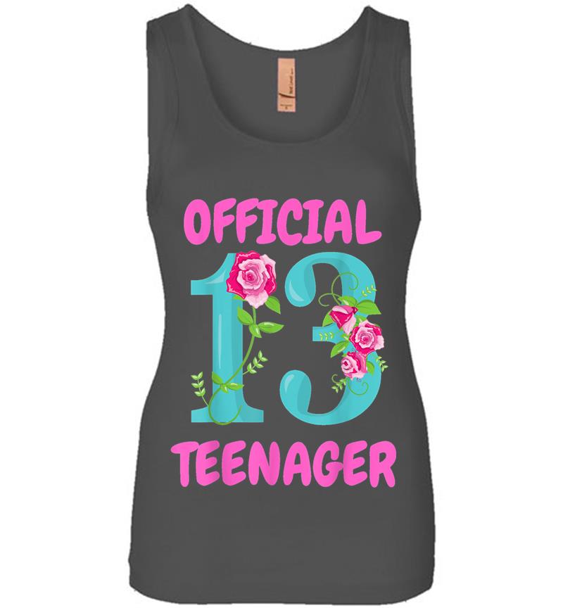 Inktee Store - Official Nager 13Th Birthday 13 Years Old Fan Womens Jersey Tank Top Image