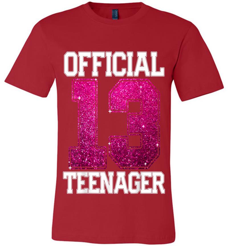 Inktee Store - Official Nager 13Th Birthday 2007 13 Years Girls Premium T-Shirt Image