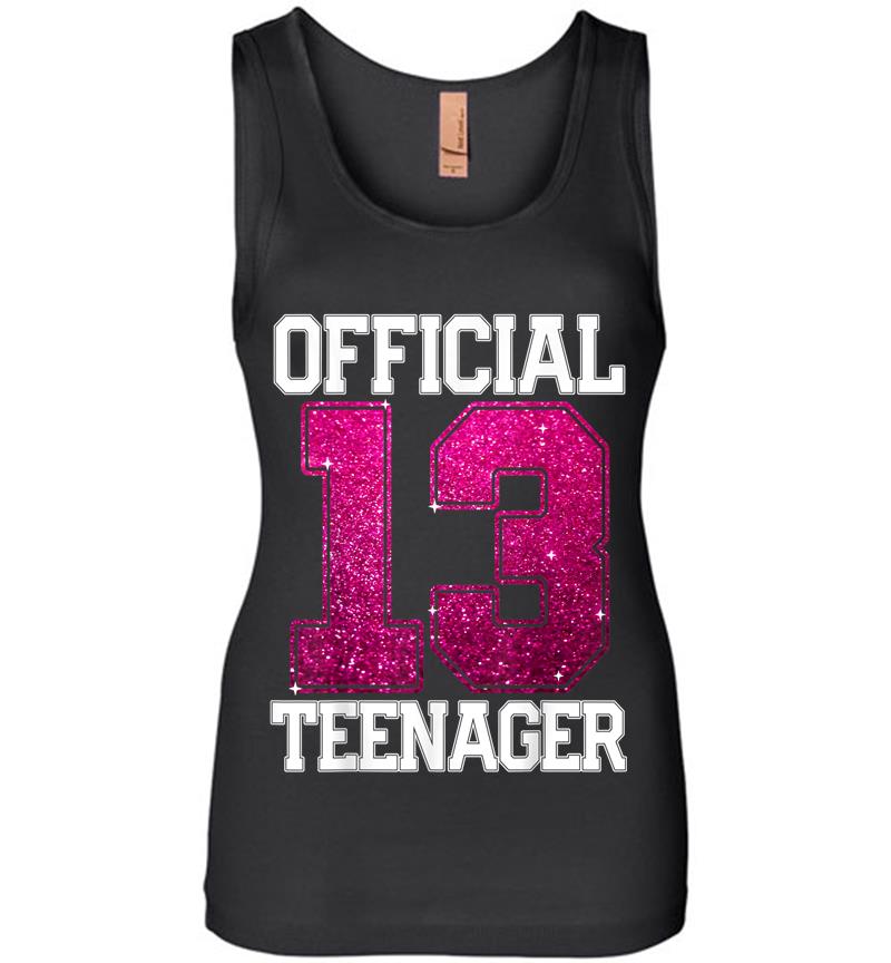 Official Nager 13th Birthday 2007 13 Years Girls Womens Jersey Tank Top