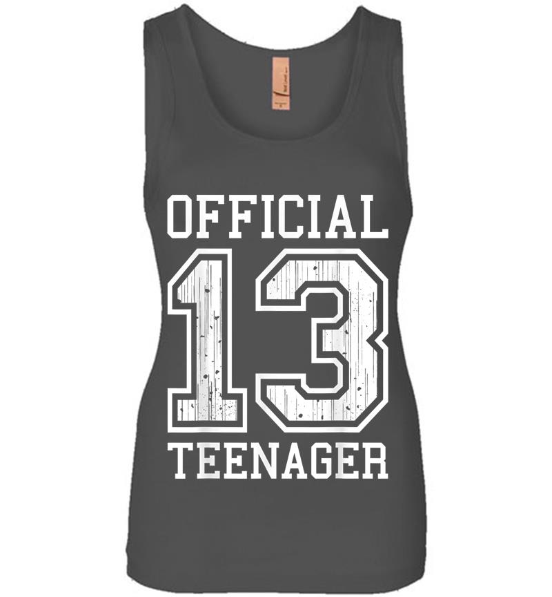 Inktee Store - Official Nager 13Th Birthday For Girls Or Boys 13 Womens Jersey Tank Top Image
