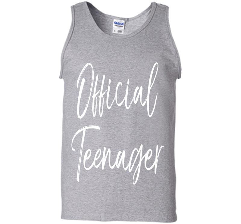 Inktee Store - Official Nager 13Th Birthday Gif 13-Year-Old Mens Tank Top Image