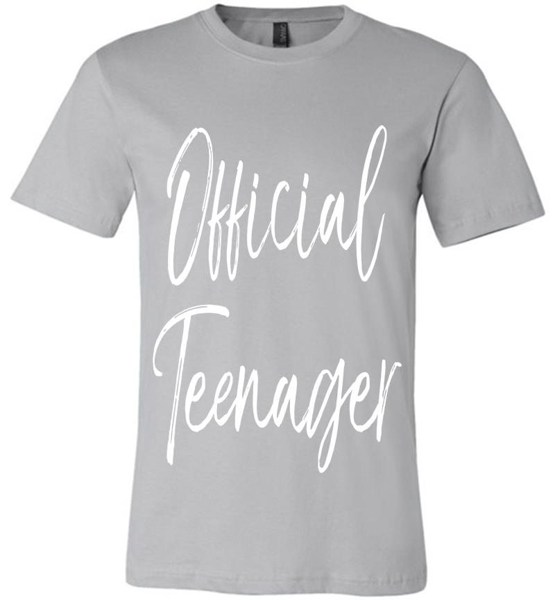Inktee Store - Official Nager 13Th Birthday Gif 13-Year-Old Premium T-Shirt Image