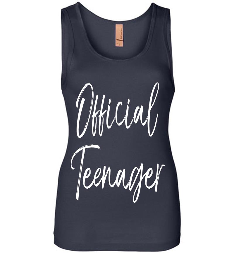 Inktee Store - Official Nager 13Th Birthday Gif 13-Year-Old Womens Jersey Tank Top Image