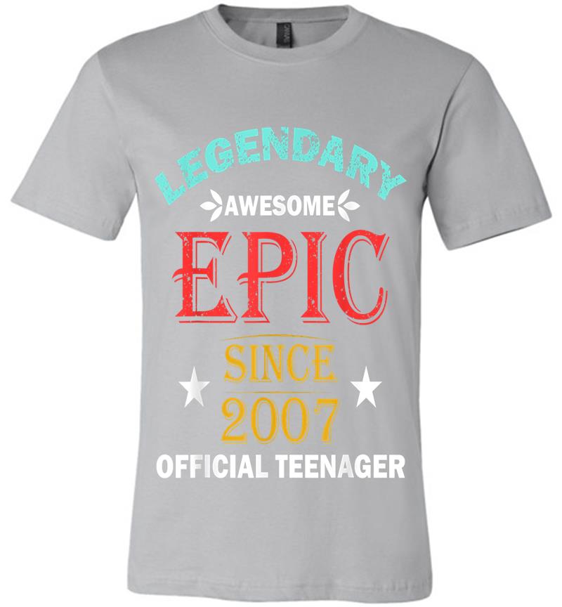 Inktee Store - Official Nager 13Th Birthday Vintage 13 Years Old Premium T-Shirt Image