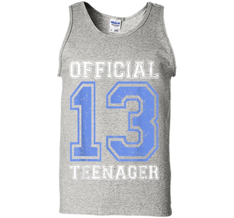 Official Nager - Blue 13th Birthday Boy Mens Tank Top