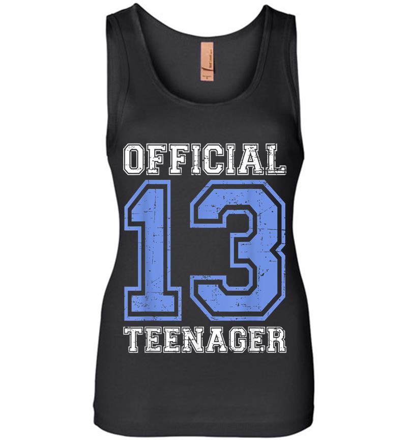 Official Nager - Blue 13Th Birthday Boy Womens Jersey Tank Top