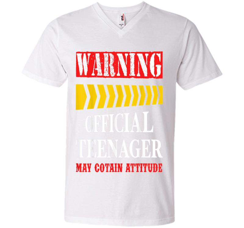 Inktee Store - Official Nager Funny 13 Birthday Party V-Neck T-Shirt Image