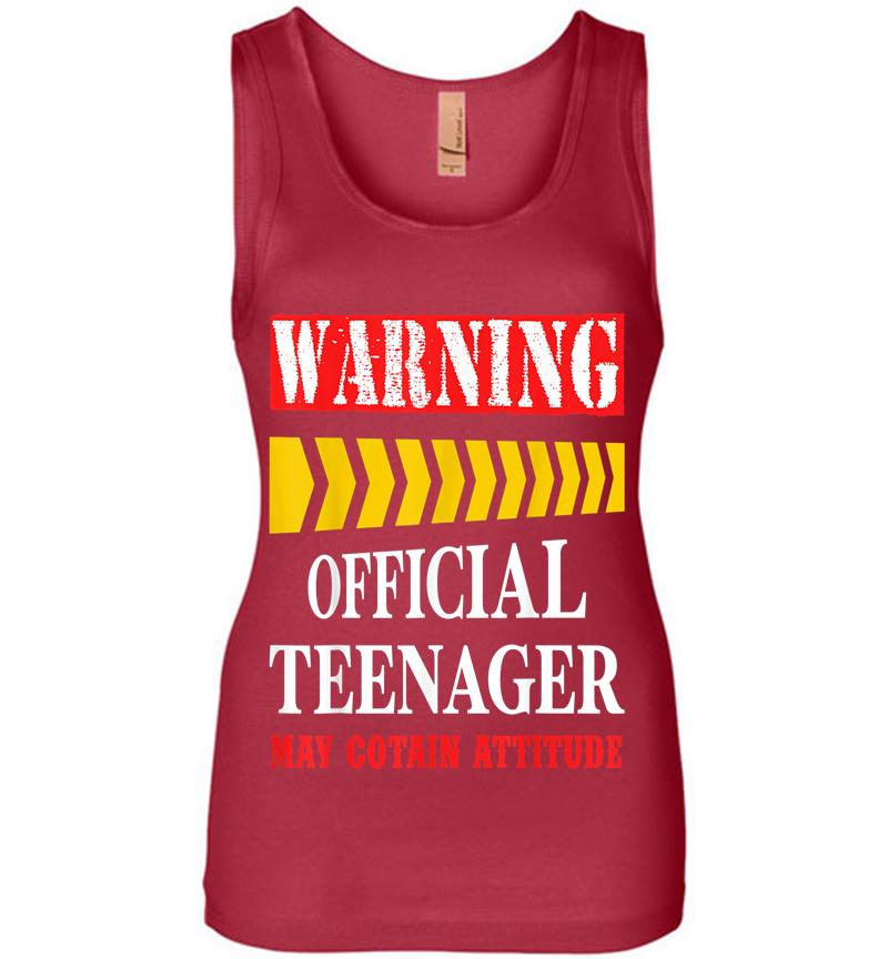 Inktee Store - Official Nager Funny 13 Birthday Party Womens Jersey Tank Top Image