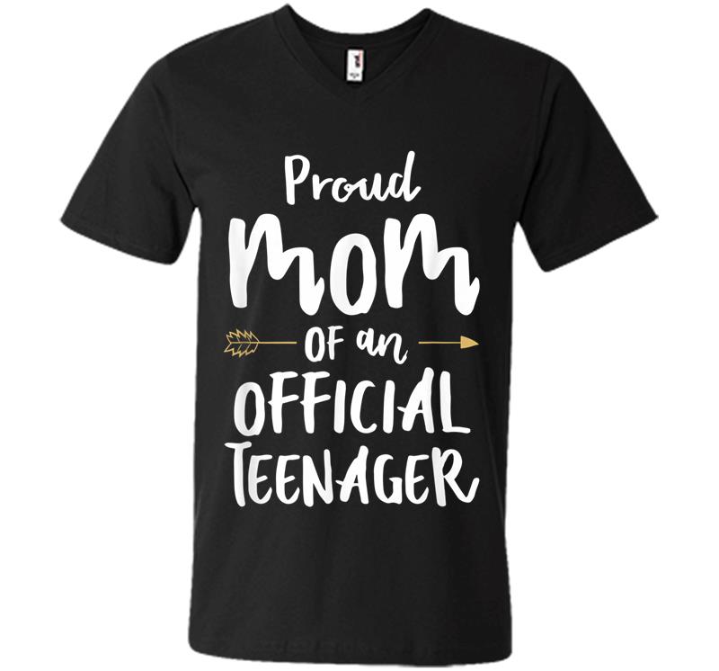 Official Nager Mom 13th Birthday Party Mom's Outfit V-neck T-shirt