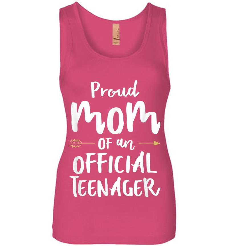 Inktee Store - Official Nager Mom 13Th Birthday Party Mom'S Outfit Womens Jersey Tank Top Image