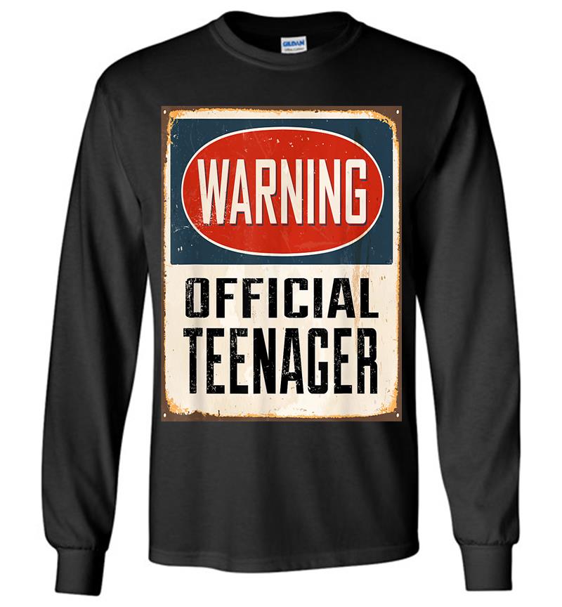 Official Nager S For 13 Year Old Boys Girls Long Sleeve T-shirt
