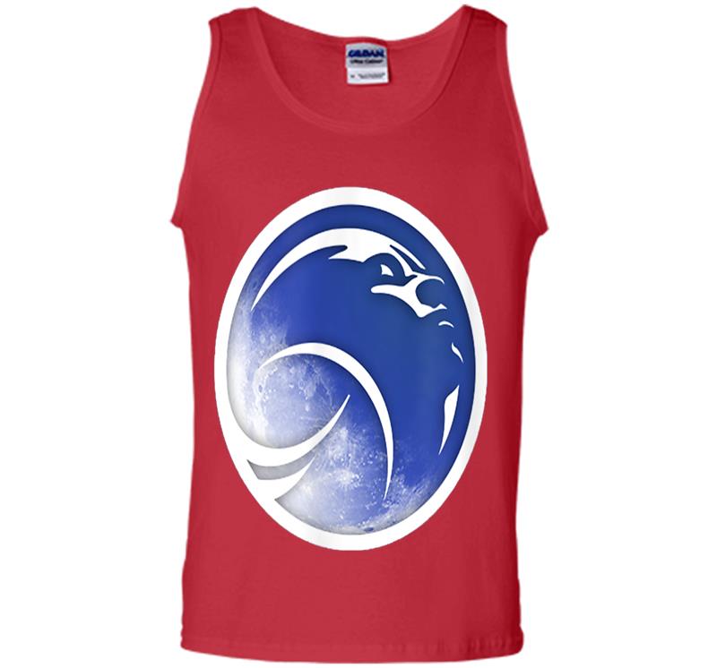 Inktee Store - Official Nasa Artemis Blue Woman On The Moon Logo Mens Tank Top Image