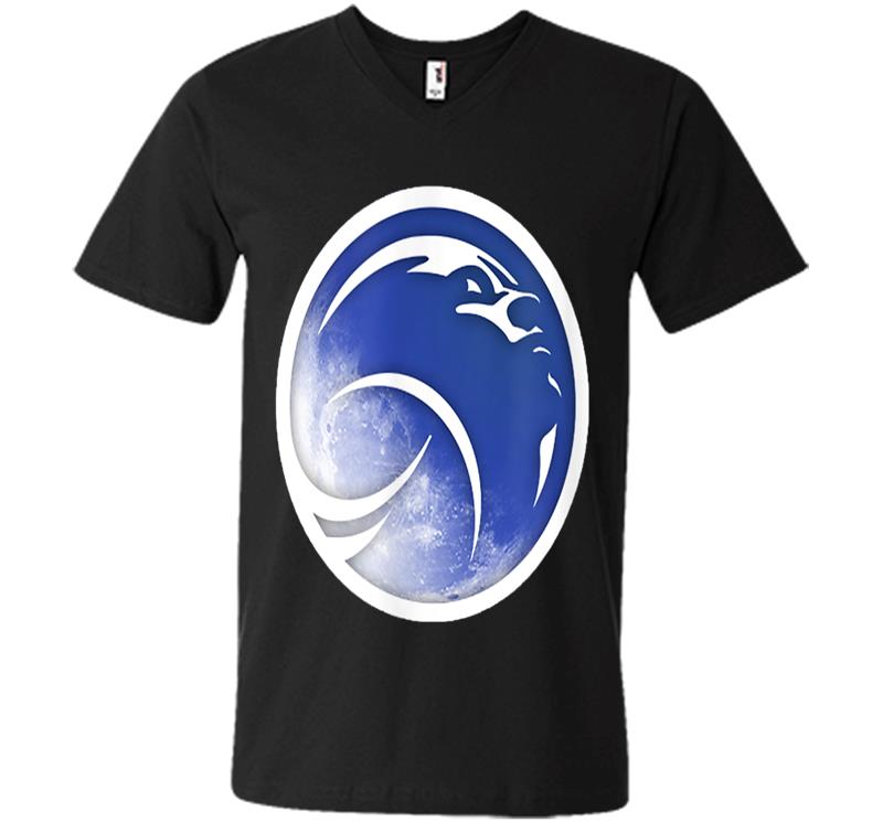 Official Nasa Artemis Blue Woman On The Moon Logo V-Neck T-Shirt