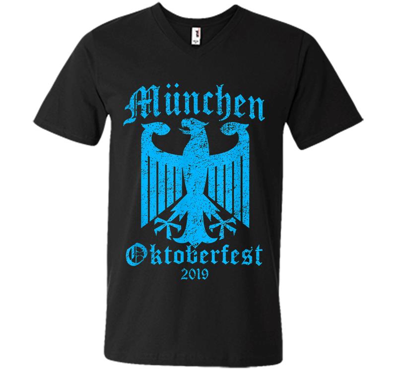 Official Oktoberfest 2019, German Octoberfest Munich Party V-Neck T-Shirt