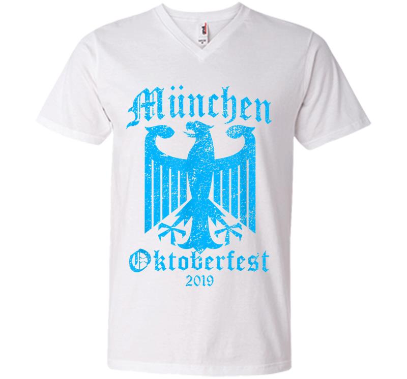 Inktee Store - Official Oktoberfest 2019, German Octoberfest Munich Party V-Neck T-Shirt Image