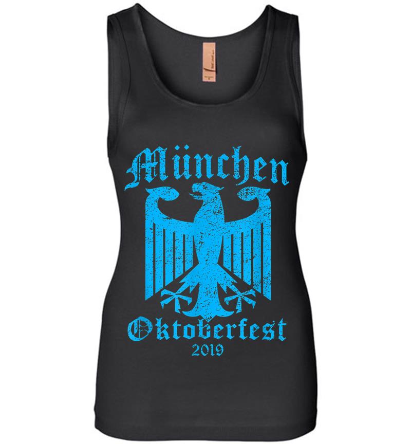 Official Oktoberfest 2019, German Octoberfest Munich Party Womens Jersey Tank Top