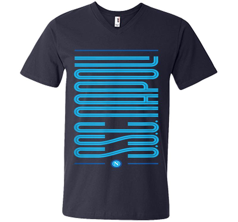Inktee Store - Official Ssc Napoli V-Neck T-Shirt Image