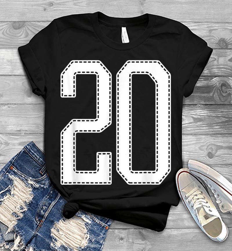 Official Team League #20 Jersey Number 20 Sports Jersey Mens T-shirt