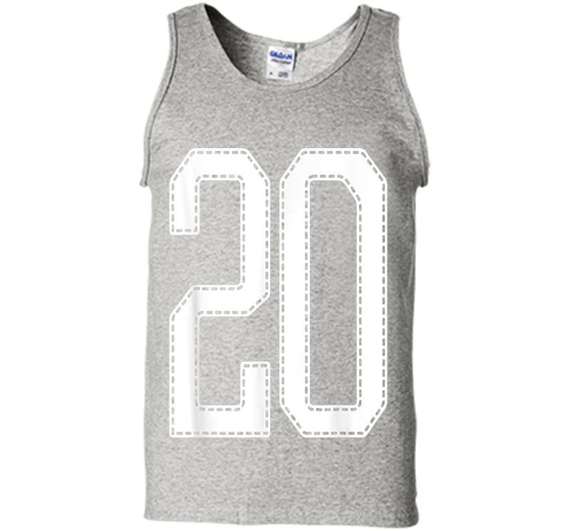 Official Team League #20 Jersey Number 20 Sports Jersey Mens Tank Top