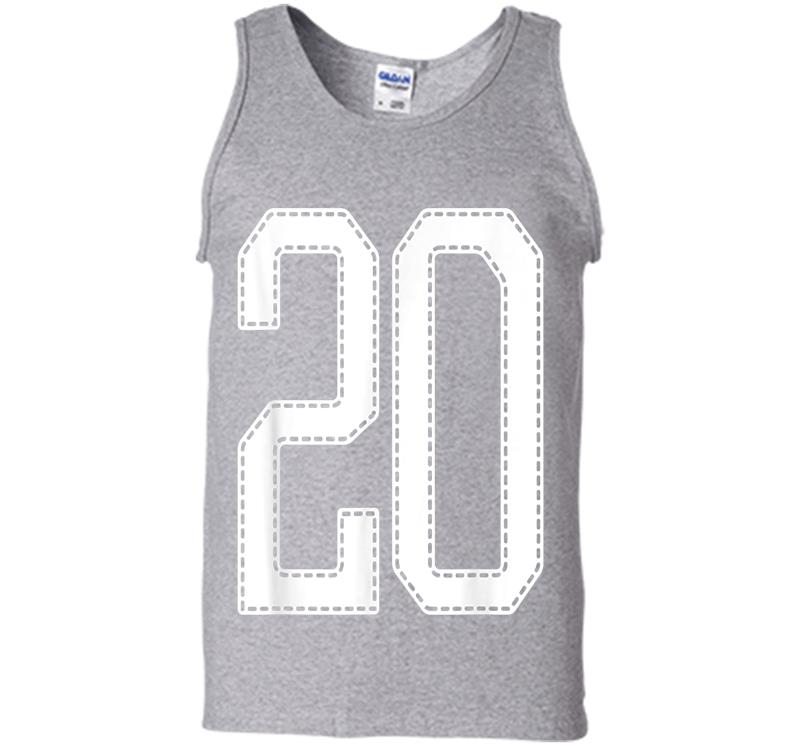 Inktee Store - Official Team League #20 Jersey Number 20 Sports Jersey Mens Tank Top Image