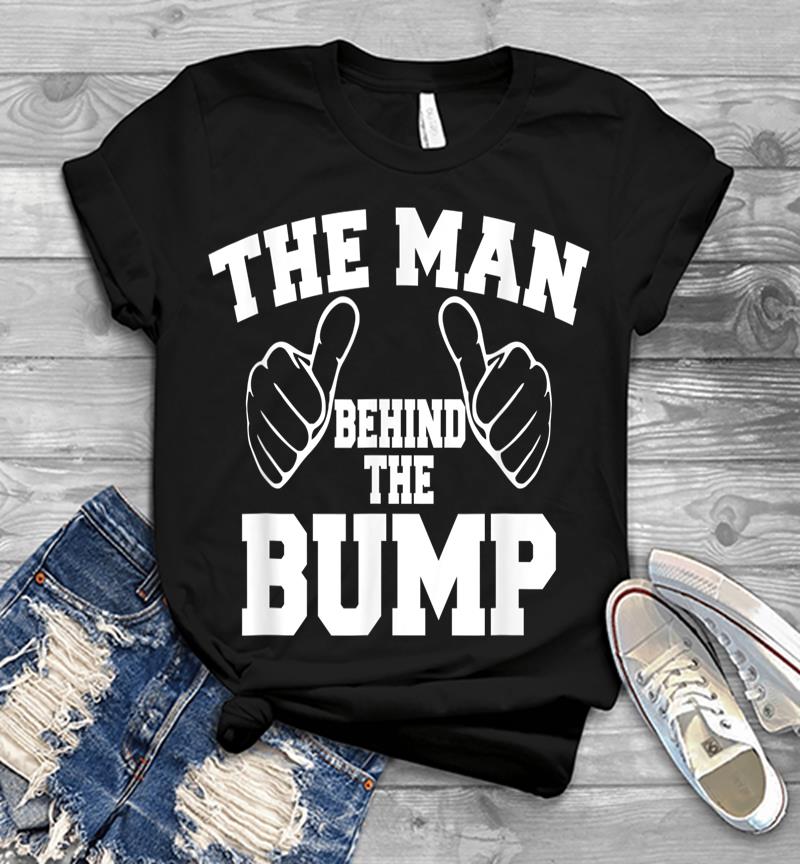Official The Man Behind The Bump Mens T-shirt