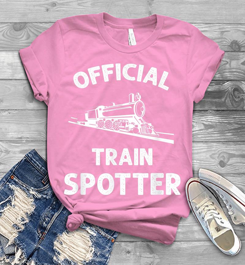 Inktee Store - Official Train Spotter Trainspotting Railway Buff Mens T-Shirt Image