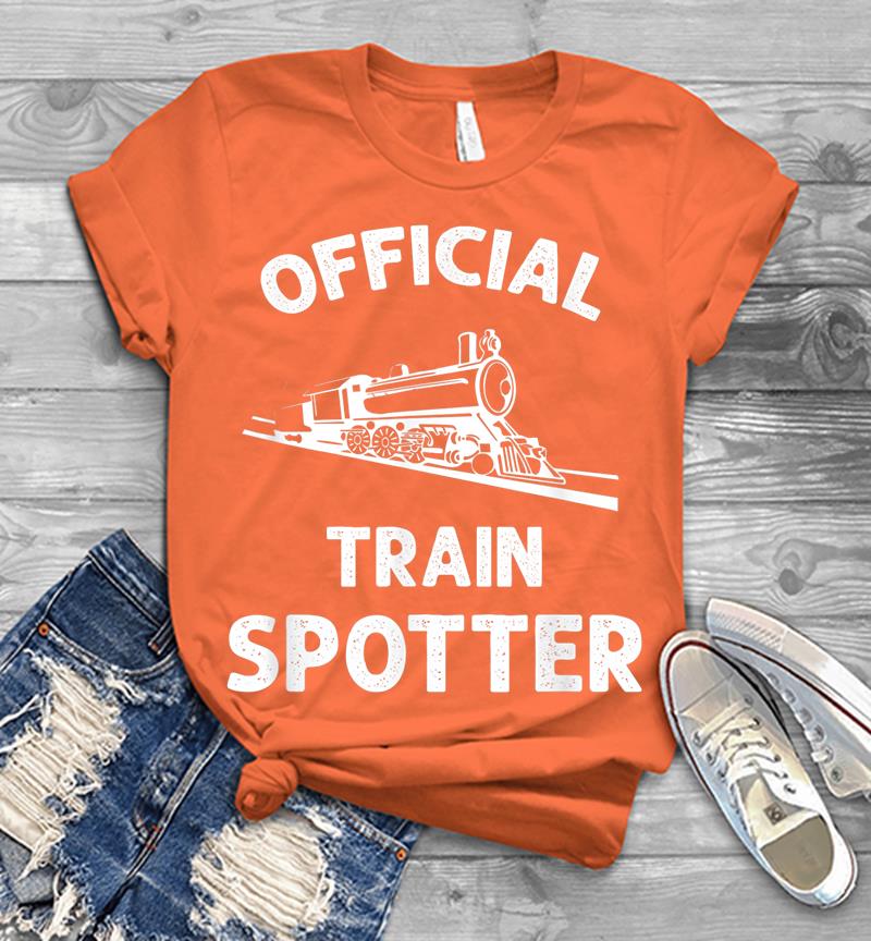 Inktee Store - Official Train Spotter Trainspotting Railway Buff Mens T-Shirt Image