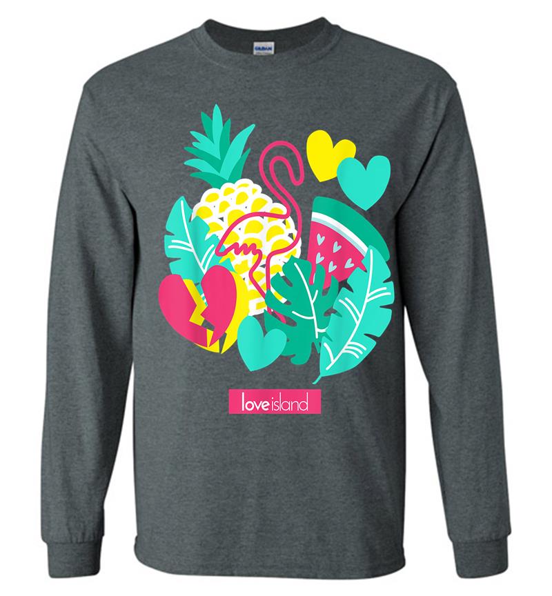 Inktee Store - Official Tropical Love Island Long Sleeve T-Shirt Image
