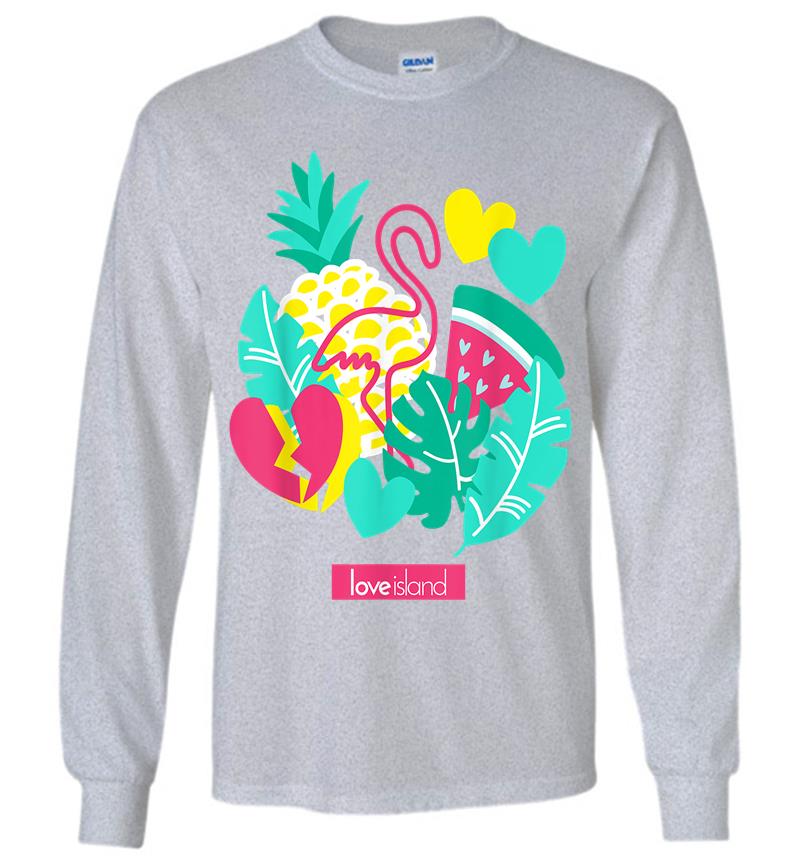 Inktee Store - Official Tropical Love Island Long Sleeve T-Shirt Image