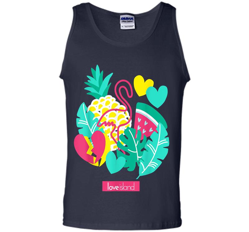Inktee Store - Official Tropical Love Island Mens Tank Top Image