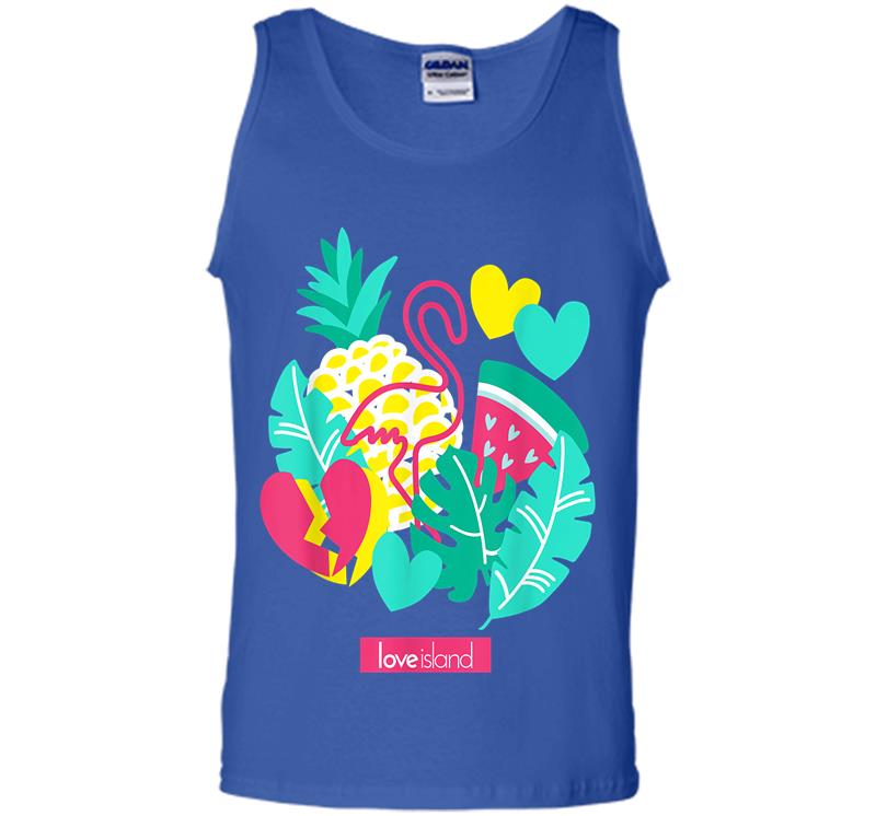 Inktee Store - Official Tropical Love Island Mens Tank Top Image
