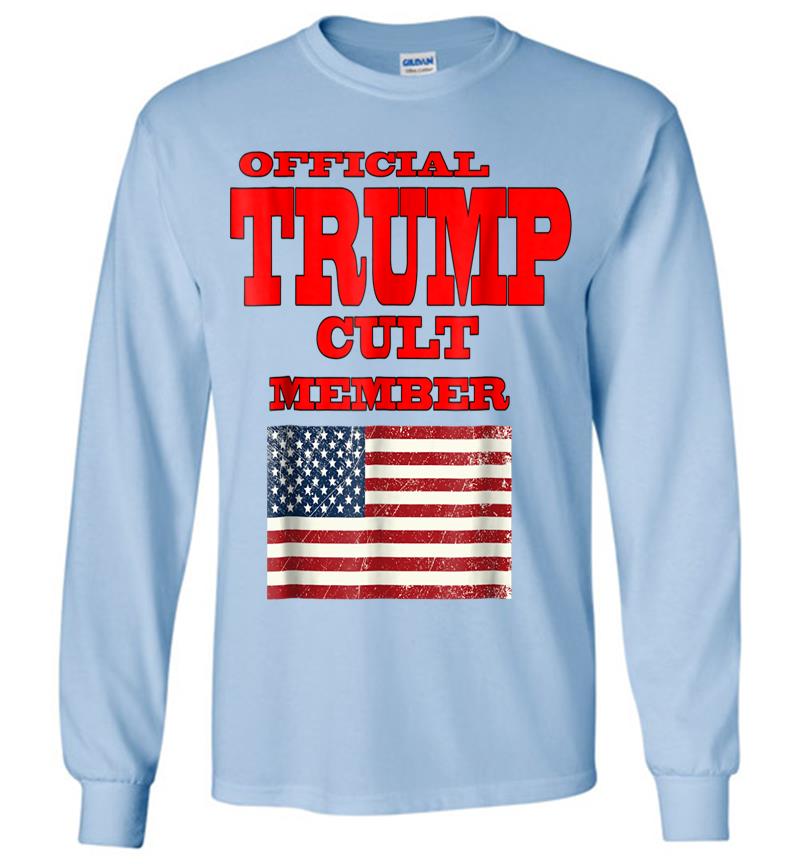 Inktee Store - Official Trump Cult Member Long Sleeve T-Shirt Image