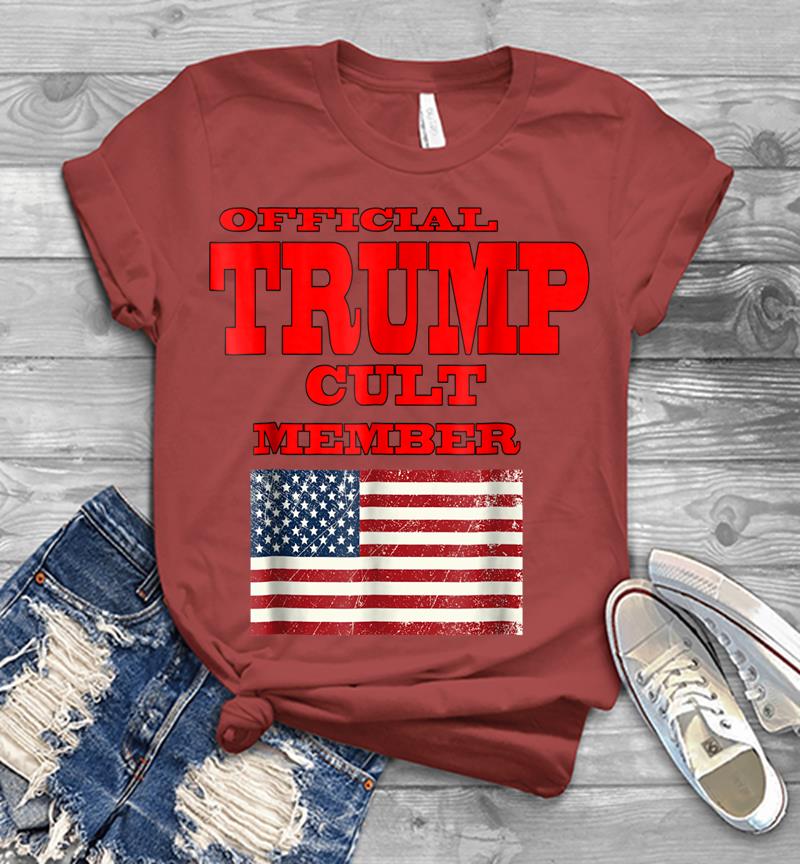 Inktee Store - Official Trump Cult Member Mens T-Shirt Image