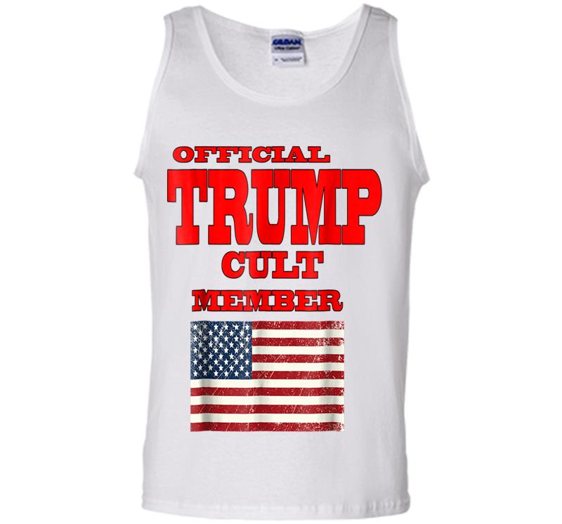 Inktee Store - Official Trump Cult Member Mens Tank Top Image
