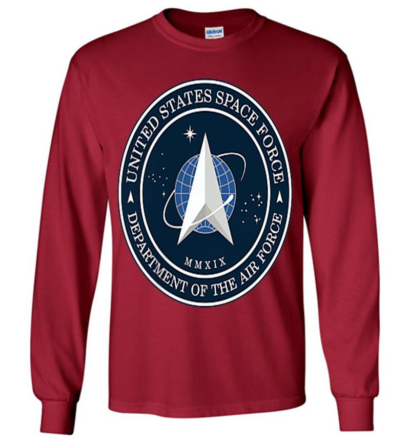 Inktee Store - Official United States Space Force Ussf Military Patch Long Sleeve T-Shirt Image