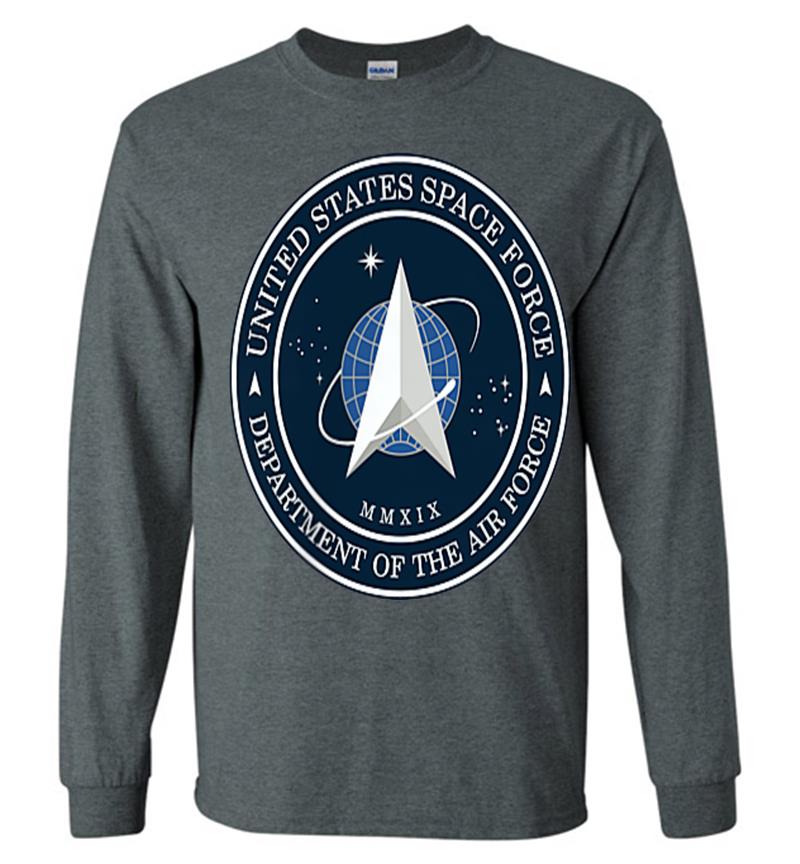 Inktee Store - Official United States Space Force Ussf Military Patch Long Sleeve T-Shirt Image