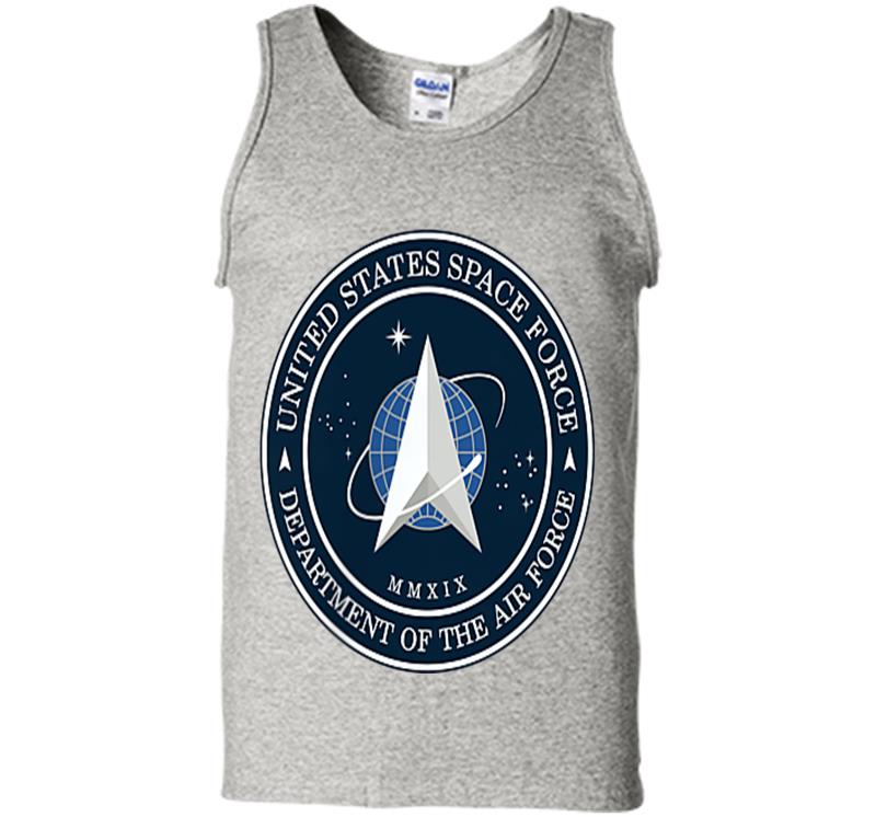Official United States Space Force Ussf Military Patch Mens Tank Top