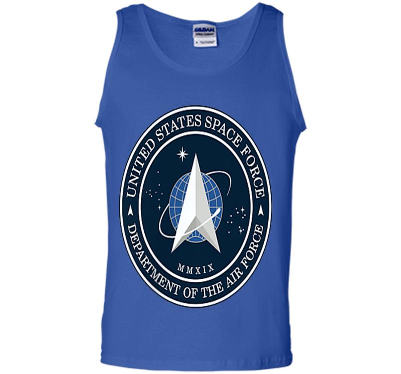 Inktee Store - Official United States Space Force Ussf Military Patch Mens Tank Top Image