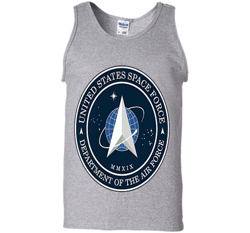 Inktee Store - Official United States Space Force Ussf Military Patch Mens Tank Top Image