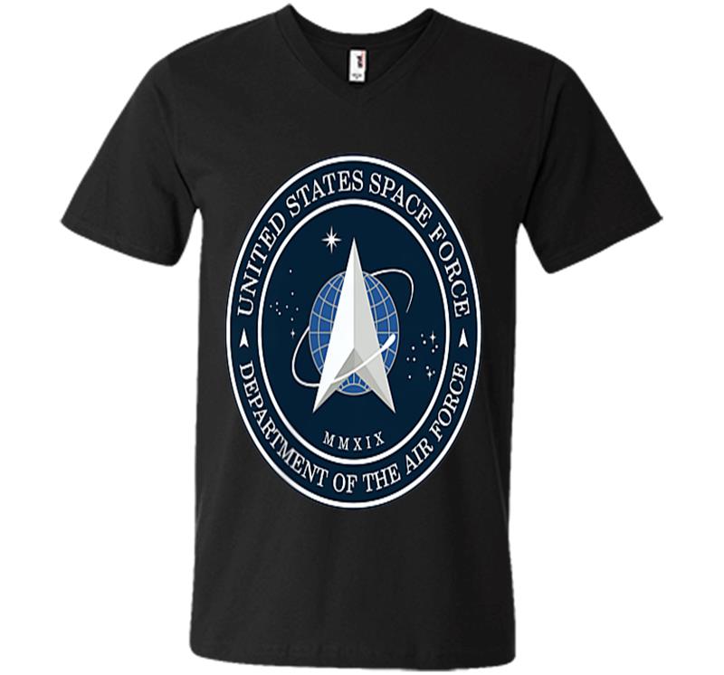 Official United States Space Force Ussf Military Patch V-Neck T-Shirt